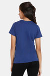 Zivame Girls Disney Knit Cotton Sleep Top - Bellwether Blue — thumbnail 3
